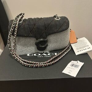 Brand new Black Denim Tabby